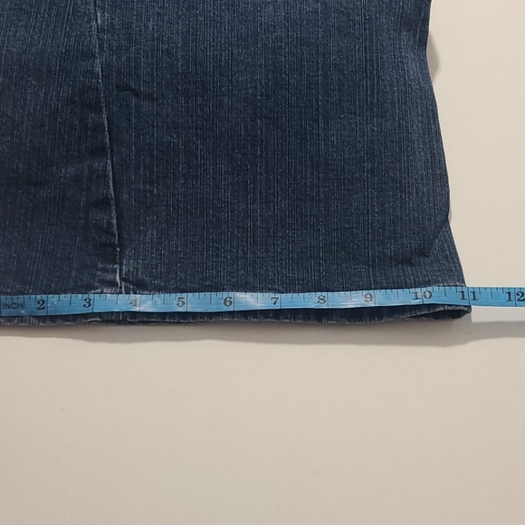 George & Martha Distressed Flare Jeans Size 12 - Picture 6 of 7